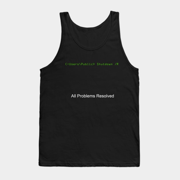 Restart Tank Top by UnchartedSnake